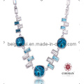 Sw Elements Crystal Indicolite Color Dernier modèle Fashion Necklace